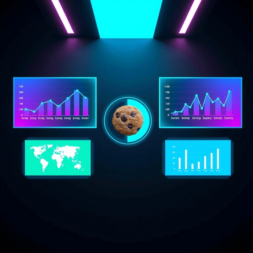 Data analytics and cookie management illustration