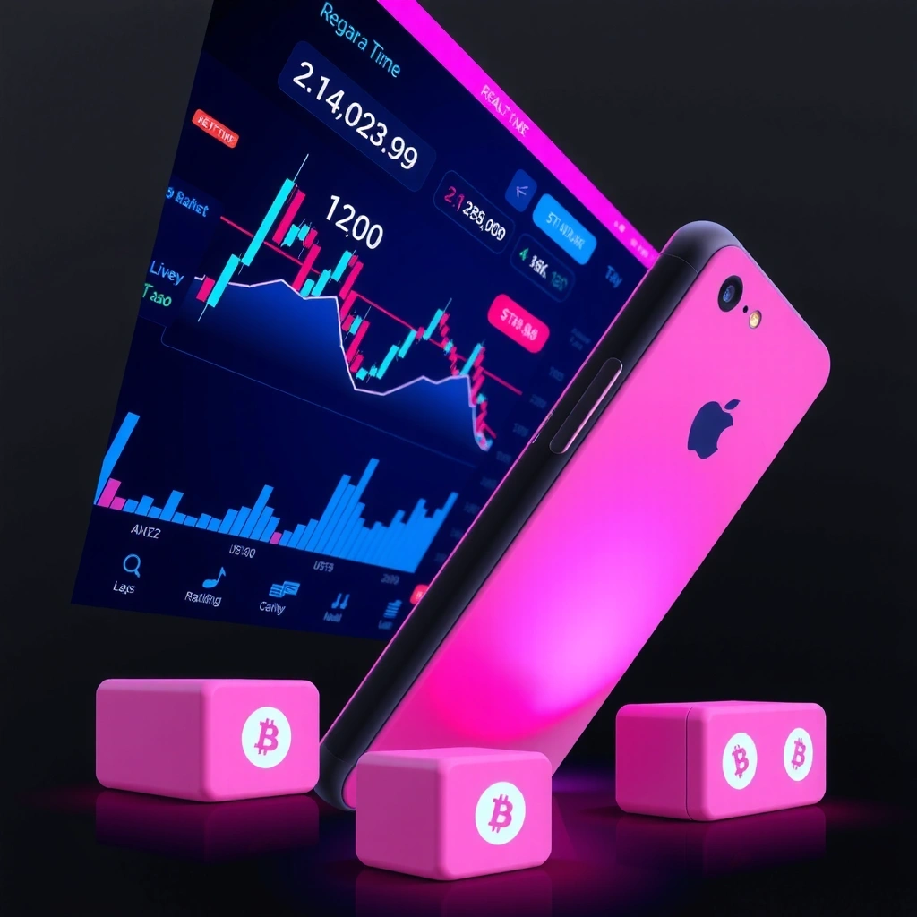 Cryptocurrency trading game interface